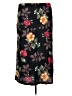 Kathie Lee Floral Black Casual Skirt Size 16 - photo 2