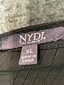 NYDJ 100% Polyester Black 3/4 Sleeve Blouse Size XL - photo 7