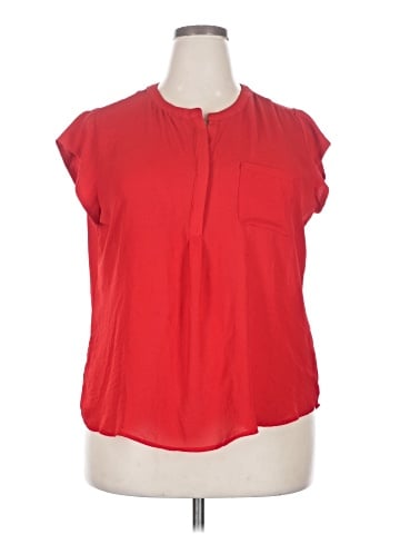 Opening Ceremony Short Sleeve Blouse (view 1)