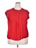 Opening Ceremony Red Short Sleeve Blouse Size XXL - photo 1