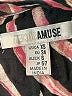 Amuse Society 100% Modal Tropical Black Short Sleeve Blouse Size XS - photo 7