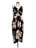 City Chic 100% Polyester Floral Black Casual Dress Size 12 - photo 1