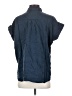 Quince 100% Lyocell Solid Blue Short Sleeve Blouse Size S - photo 2