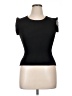 The Workshop Black Short Sleeve Top Size L - photo 1
