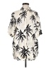 Anine Bing Tropical Ivory Short Sleeve Blouse Size M - photo 1
