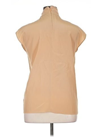 Tibi Short Sleeve Silk Top (view 2)
