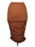 Windsor Solid Brown Casual Skirt Size L - photo 2