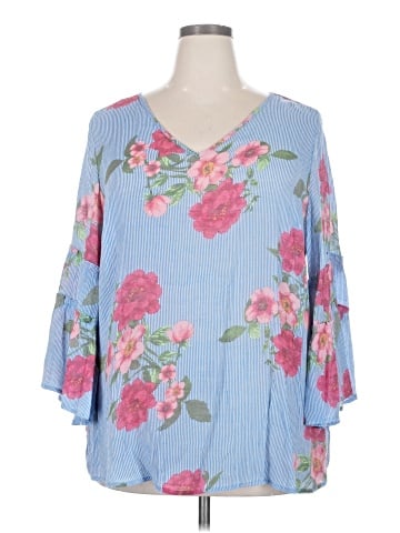 Zac & Rachel 3/4 Sleeve Blouse (view 1)