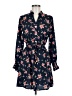 Indulge 100% Polyester Floral Blue Casual Dress Size M - photo 1