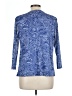 Lemon Grass 100% Polyester Blue 3/4 Sleeve Blouse Size L - photo 2