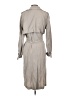 Zara 100% Polyester Gray Trenchcoat Size S - photo 2