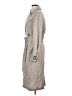 Zara 100% Polyester Gray Trenchcoat Size S - photo 5