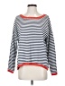 Sherosa Stripes White Pullover Sweater Size S - photo 1