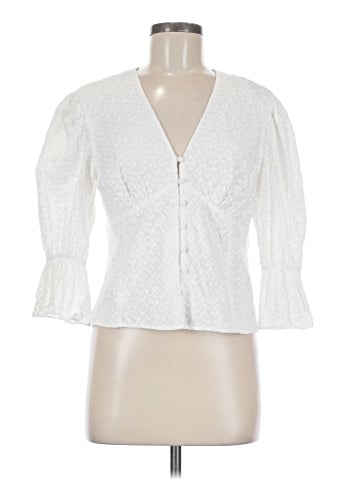 La Vie Rebecca Taylor 3/4 Sleeve Blouse (view 1)