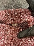 Francesca's Tweed Burgundy Pullover Sweater Size M - photo 7