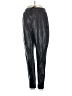 Avec Les Filles 100% Polyurethane Metallic Black Track Pants Size XS - photo 1