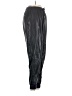 Avec Les Filles 100% Polyurethane Metallic Black Track Pants Size XS - photo 4