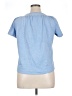 Talbots 100% Cotton Blue Short Sleeve Top Size L - photo 2