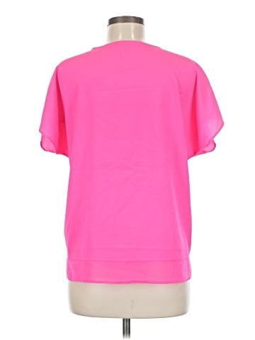 DKNY Short Sleeve Blouse (view 2)