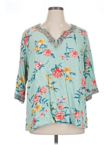 Belle By Kim Gravel 3/4 Sleeve T-Shirt (view 1)