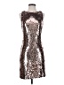 BB Dakota Metallic Silver Cocktail Dress Size 4 - photo 1