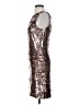 BB Dakota Metallic Silver Cocktail Dress Size 4 - photo 5