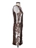 BB Dakota Metallic Silver Cocktail Dress Size 4 - photo 4