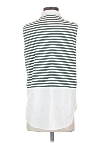 Lafayette 148 New York Sleeveless Button-Down Shirt (view 2)