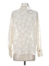 Zara Ivory Long Sleeve Blouse Size S - photo 2
