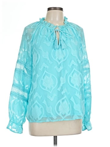 Belle By Kim Gravel Long Sleeve Blouse (view 1)