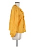 Faherty Yellow Long Sleeve Blouse Size M - photo 4