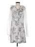 Coach 100% Viscose Gray Casual Dress Size 4 - photo 1