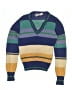 Broderick 100% Wool Stripes Blue Wool Pullover Sweater Size M (kids) - photo 1