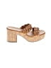 Journee Collection Tan Heels Size 7 1/2 - photo 1