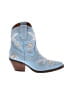 Dingo 100% Leather Blue Ankle Boots Size 6 - photo 1