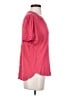 Well Worn 100% Viscose Pink Short Sleeve Blouse Size S - photo 4