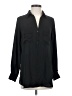 Pleione 100% Polyester Black Long Sleeve Blouse Size XS - photo 1