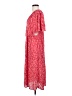 Hinge 100% Viscose Paisley Red Casual Dress Size XS - photo 5