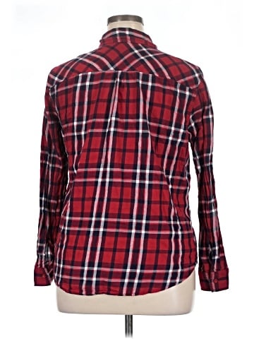 Walmart Long Sleeve Button-Down Shirt (view 2)