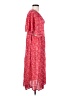 Hinge 100% Viscose Paisley Red Casual Dress Size XS - photo 4