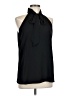 Calvin Klein 100% Polyester Black Sleeveless Blouse Size L - photo 1