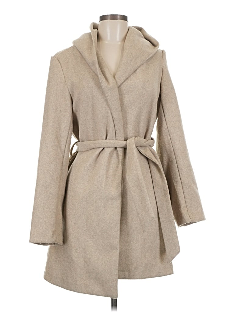 Pre-owned Love Tree Coat In Tan