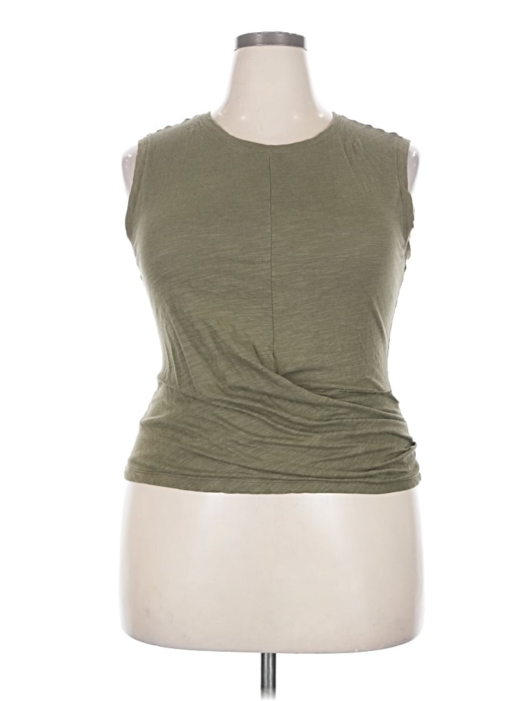 Pre-owned Sanctuary Sleeveless T-shirt In Green