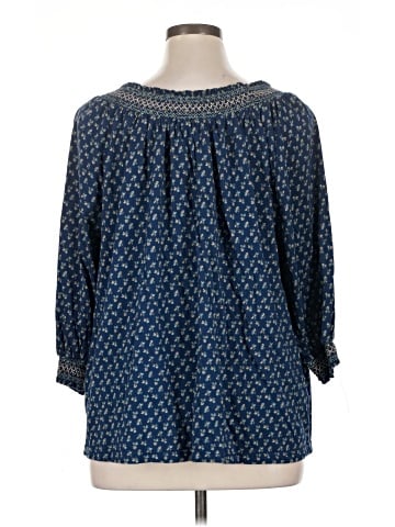Chaps 3/4 Sleeve Blouse (view 2)