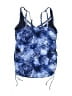 Lands' End Tie-dye Blue Swimsuit Top Size 8 - photo 2