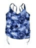 Lands' End Tie-dye Blue Swimsuit Top Size 8 - photo 1
