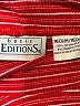 Basic Editions Stripes Red Short Sleeve Turtleneck Size M - photo 7