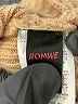 Romwe Chevron-herringbone Tan Pullover Sweater Size XL - photo 7