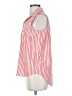 Style&Co Stripes Red Sleeveless Button-Down Shirt Size XS - photo 5