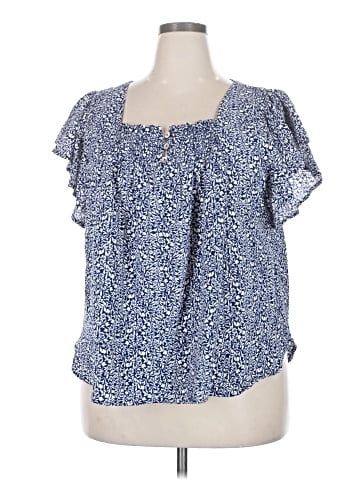 Draper James Short Sleeve Blouse (view 1)